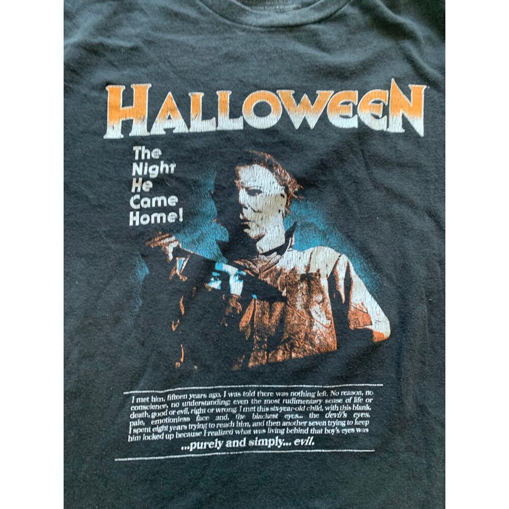 Halloween Jason T-Shirt Black 2XL Classic Horror Movie Tee (Flawed)